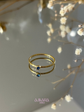 Blue stone ring