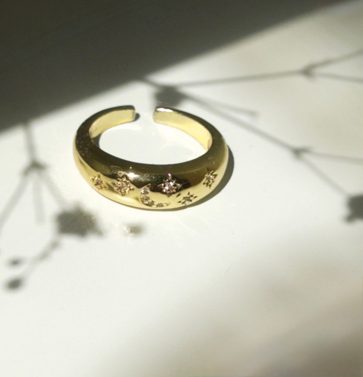 Celestial star ring