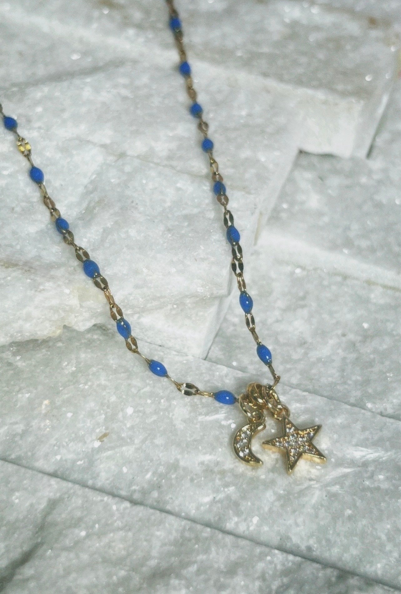 The blue layali crescent