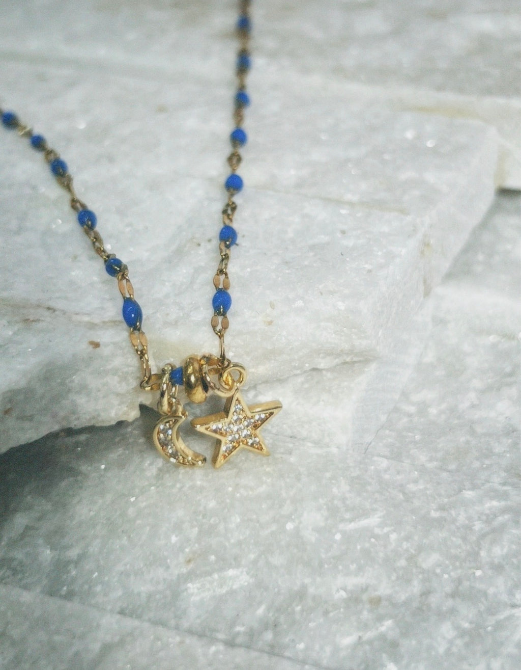 The blue layali crescent